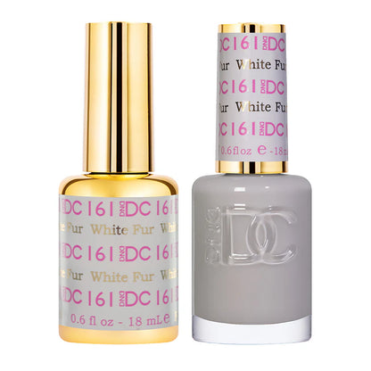 #161 - DND DC Gel UV/LED Soak - Pelaje blanco