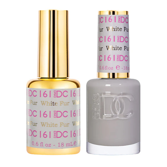 #161 - DND DC Gel UV/LED Soak - Pelaje blanco