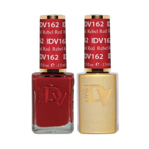 #162 - Esmalte en gel DND Diva UV/LED Soak Off - Rojo rebelde