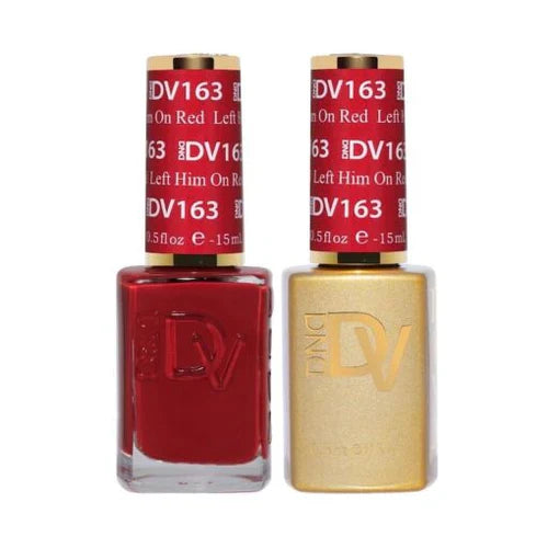 #163 - Esmalte en gel DND Diva UV/LED Soak Off - Left Him On Red