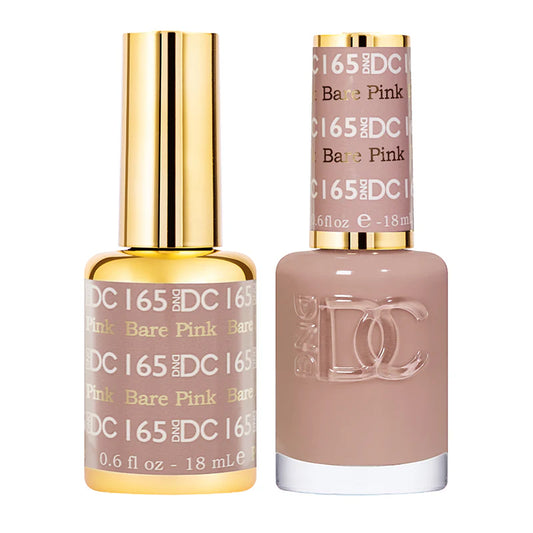 #165 - DND DC Gel UV/LED Soak Off - Bare Pink