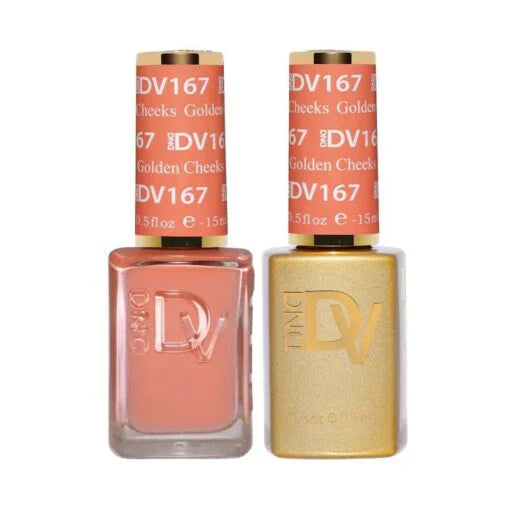 #167 - Esmalte en gel DND Diva UV/LED Soak Off - Mejillas doradas