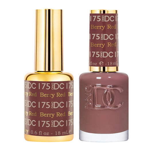 #175 - DND DC Gel UV/LED Soak Off - Rojo baya