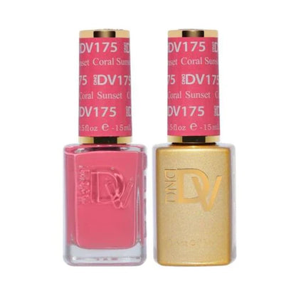 #175 - Esmalte en gel DND Diva UV/LED Soak Off - Coral Sunset