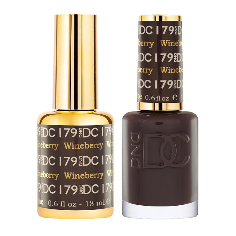 #179 - DND DC Gel UV/LED Soak Off - Wineberry