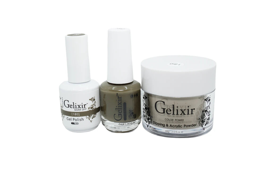#180 - Gelixir UV/LED Soak Off Matching Gel and Polish 3in1