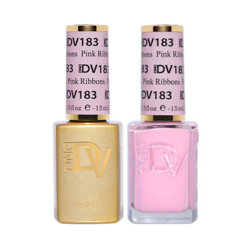 #183 - DND Diva Gel UV/LED Soak Off - Pink Ribbons