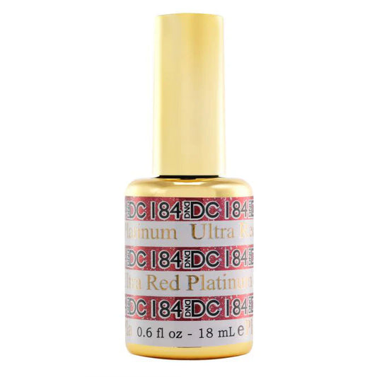 #184 - DND DC Gel UV/LED Soak Off - Rojo Ultra