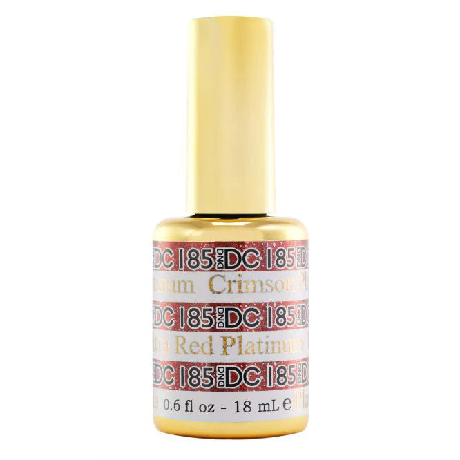 #185 - DND DC Gel UV/LED Soak Off - Carmesí