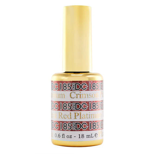 #185 - DND DC Gel UV/LED Soak Off - Carmesí