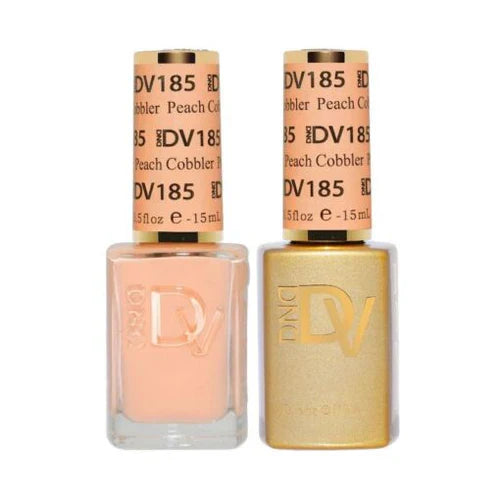 #185 - DND Diva Gel UV/LED Soak Off - Peach cobbler