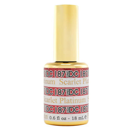 #187 - DND DC Gel UV/LED Soak Off - Escarlata