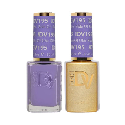 #195 - DND Diva Gel UV/LED Soak Off - Side of Ube
