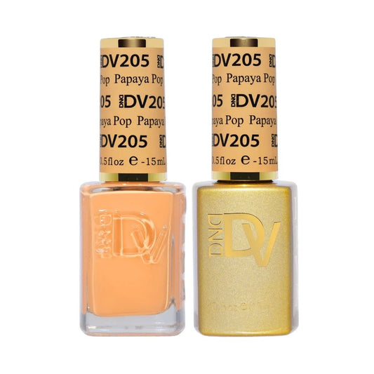 #205 - DND Diva Gel UV/LED Soak Off - Papaya Pop