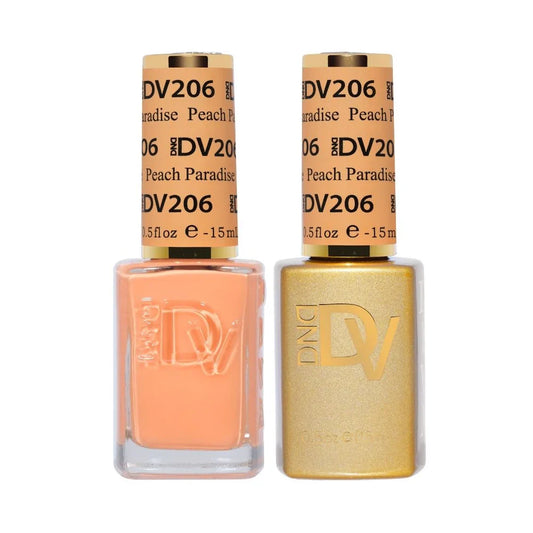 #206 - DND Diva Gel UV/LED Soak Off - Peach Paradise