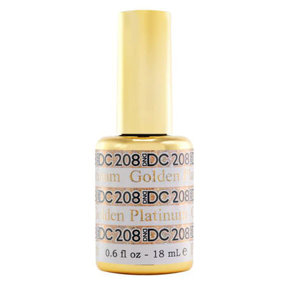 #208 - DND DC Gel UV/LED Soak Off - Dorado