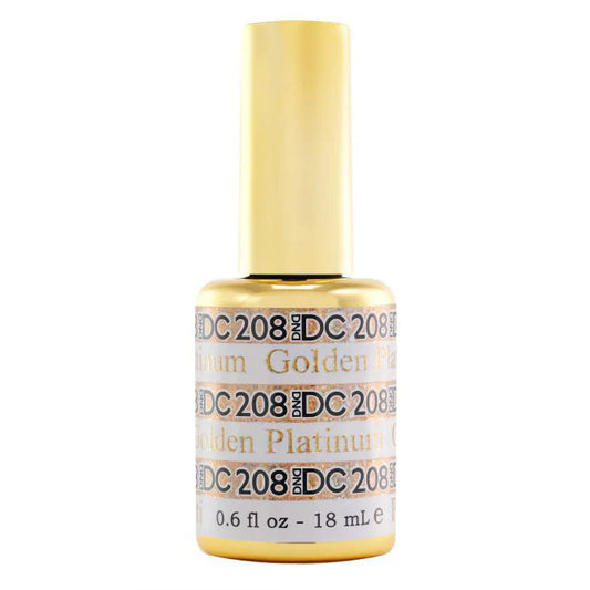#208 - DND DC Gel UV/LED Soak Off - Dorado