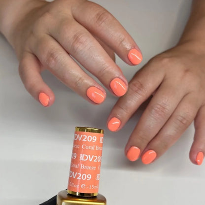 #209 - DND Diva Gel UV/LED Soak Off - Coral Breeze