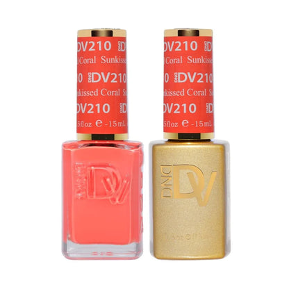 #210 - DND Diva Gel UV/LED Soak Off - Sunkissed Coral