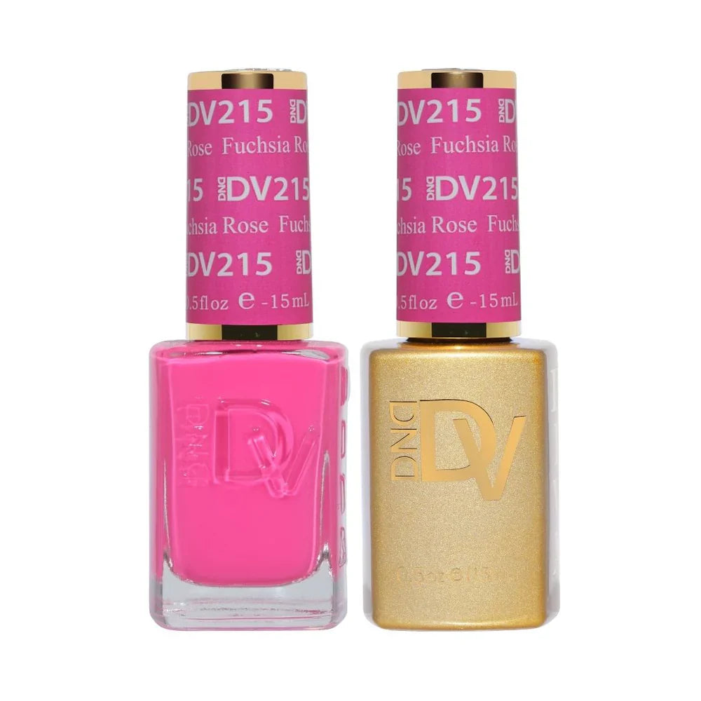 #215 - DND Diva Gel UV/LED Soak Off - Fuchsia Rose