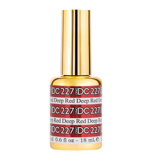 #227 - DND DC Gel UV/LED Soak Off - Rojo intenso