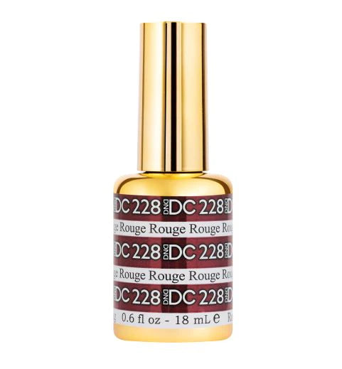 #228 - DND DC Gel UV/LED Soak Off - Rojo