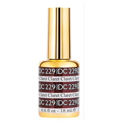 #229 - DND DC Gel UV/LED Soak Off - Clarete