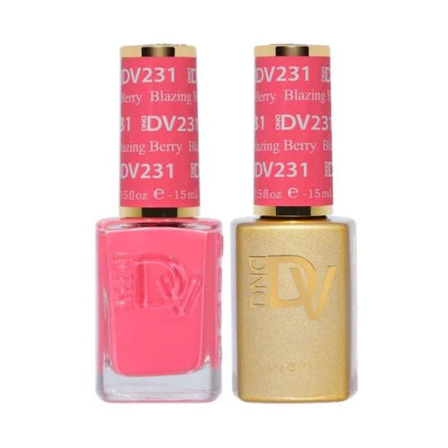 #231 - Esmalte en gel DND Diva UV/LED Soak Off - Blazing Berry