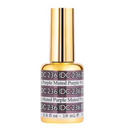 #236 - DND DC Gel UV/LED Soak Off - Púrpura apagado