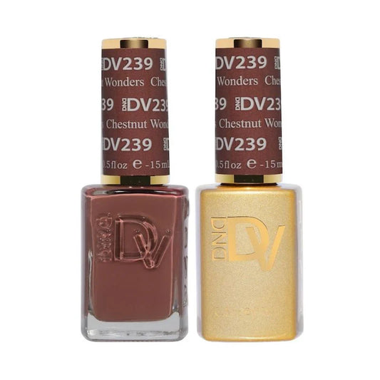 #239 - Esmalte en gel DND Diva UV/LED Soak Off - Maravillas castañas