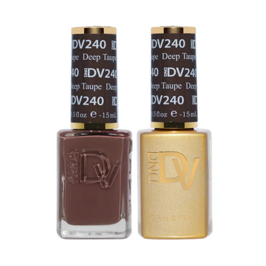#240 - Esmalte en gel DND Diva UV/LED Soak Off - Taupe oscuro