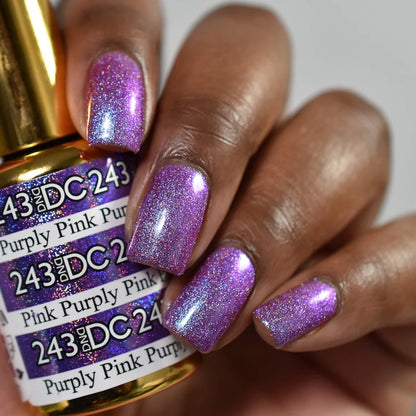 #243 - DND DC Gel UV/LED Soak Off - Rosa púrpura