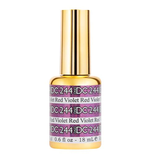 #244 - DND DC Gel UV/LED Soak Off - Rojo Violeta