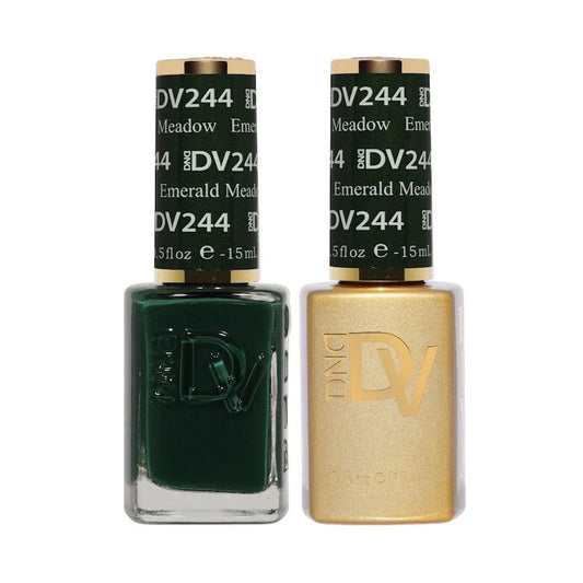 #244 - Esmalte en gel DND Diva UV/LED Soak Off - Prado esmeralda