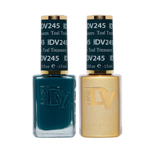 #245 - Esmalte en gel DND Diva UV/LED Soak Off - Teal Treasures