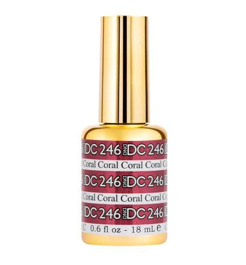 #246 - DND DC Gel UV/LED Soak Off - Coral