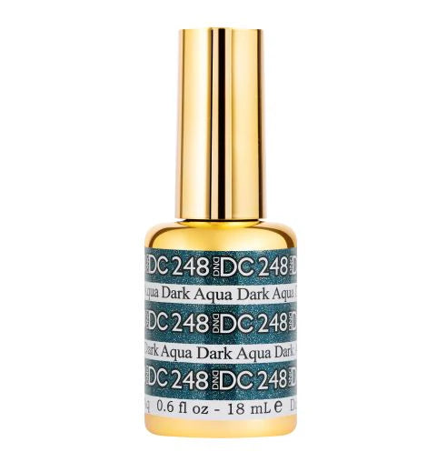 #248 - DND DC Gel UV/LED Soak Off - Aguamarina oscuro