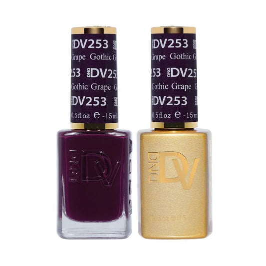 #253 - Esmalte en gel DND Diva UV/LED Soak Off - Uva gótica