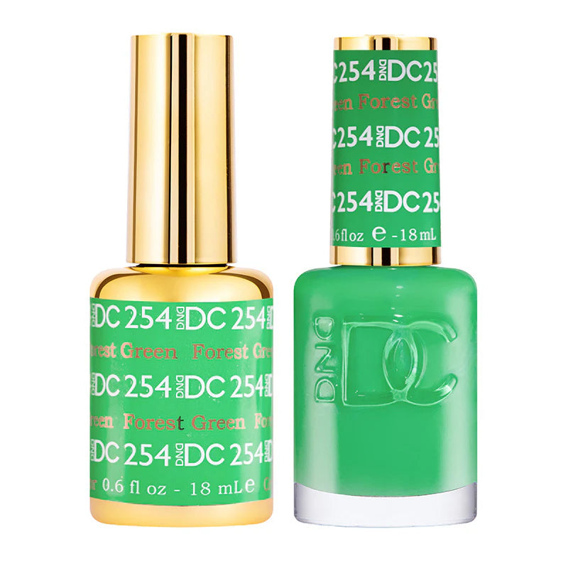 #254 - DND DC Gel UV/LED Soak Off - Verde bosque