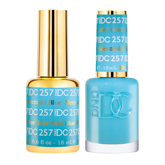 #257 - DND DC Gel UV/LED Soak Off - Azul Sirena