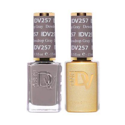 #257 - Esmalte en gel DND Diva UV/LED Soak Off - Gris gota de rocío