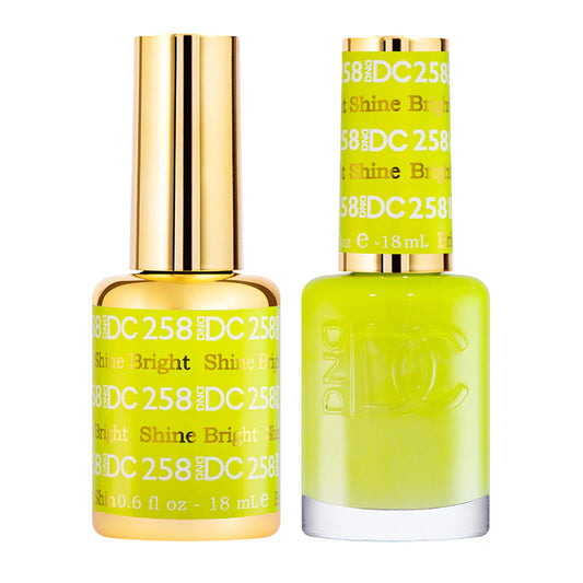#258 - DND DC Gel UV/LED Soak Off - Brilla intensamente