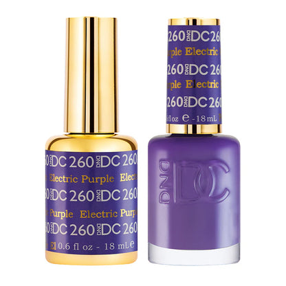 #260 - DND DC Gel UV/LED Soak Off - Morado eléctrico