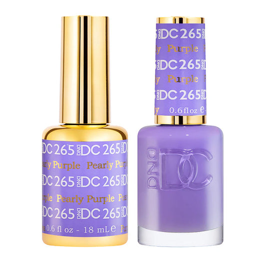 #265 - DND DC Gel UV/LED Soak Off - Morado Perlado