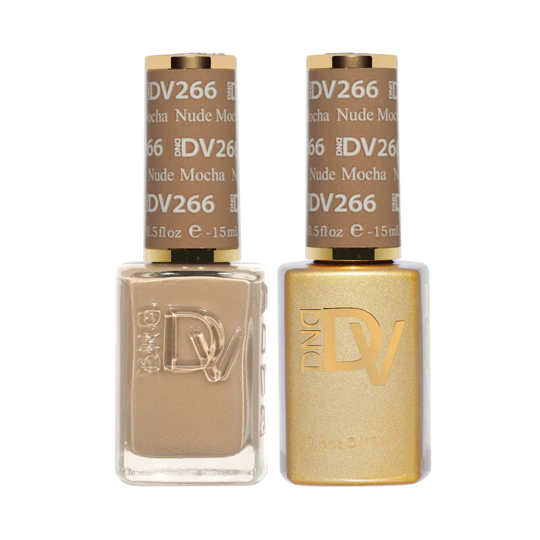 #266 - Esmalte en gel DND Diva UV/LED Soak Off - Nude Mocha