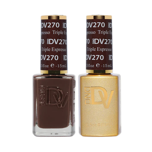 #270 - Esmalte en gel DND Diva UV/LED Soak Off - Triple Espresso