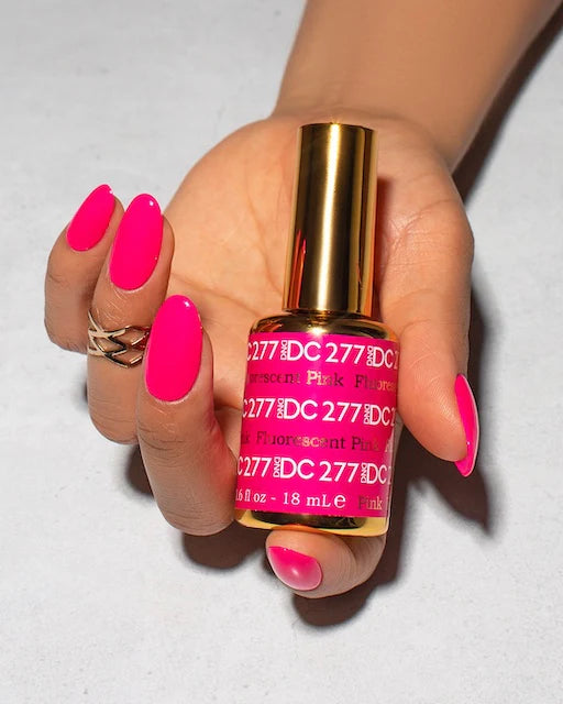#277 - DND DC Gel UV/LED Soak Off - Rosa fluorescente