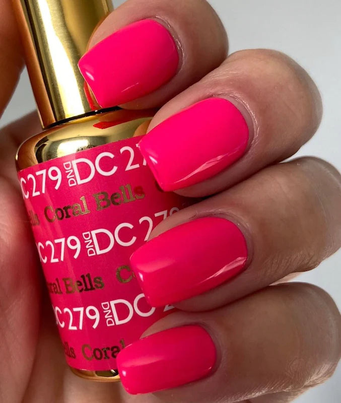 #279 - DND DC Gel UV/LED Soak Off - Campanas de coral