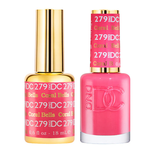 #279 - DND DC Gel UV/LED Soak Off - Campanas de coral