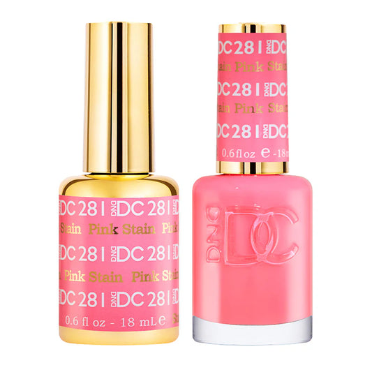 #281 - DND DC Gel UV/LED Soak Off - Tinte rosa